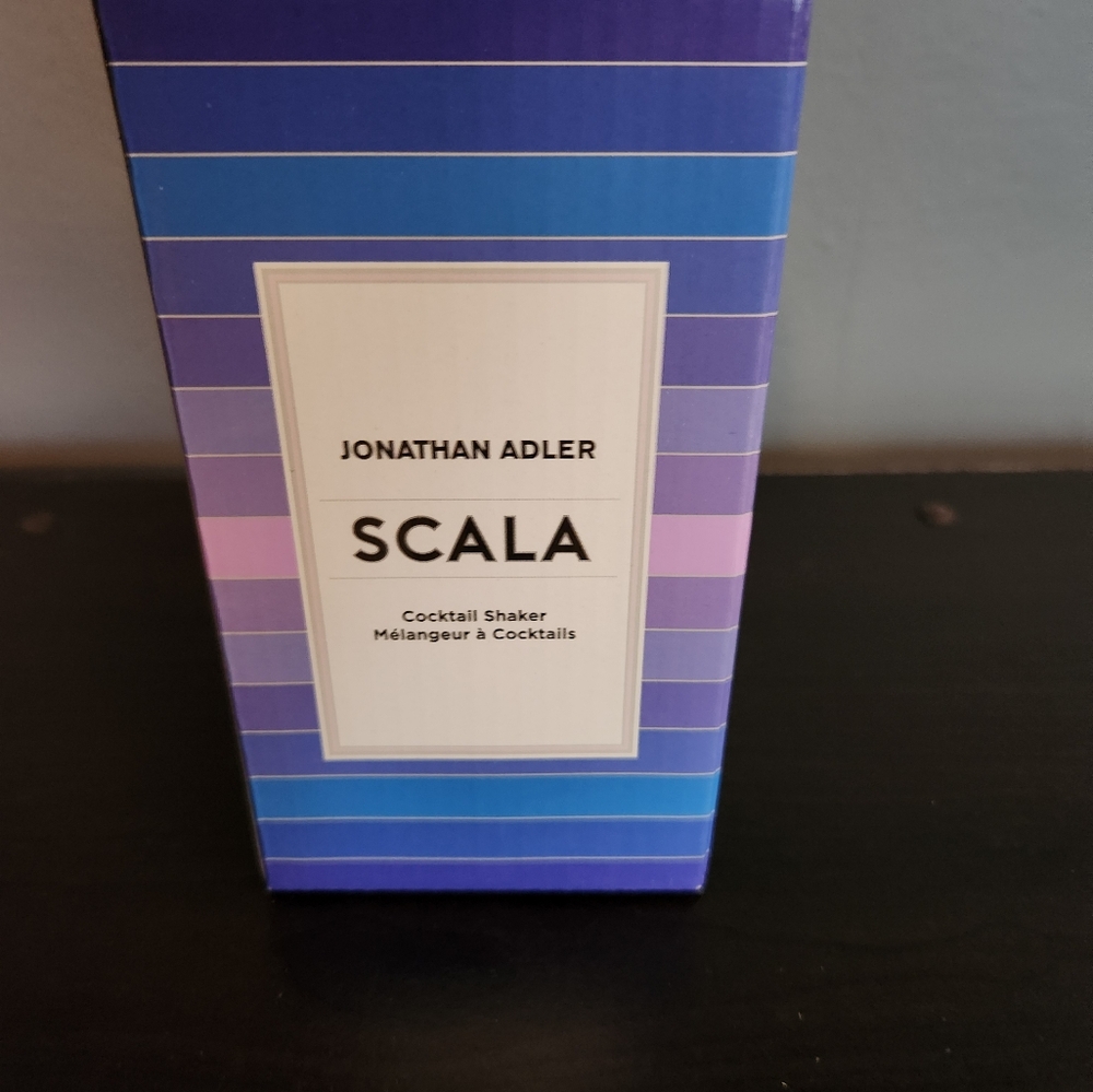 Jonathan Adler Scala Cocktail Shaker NIB